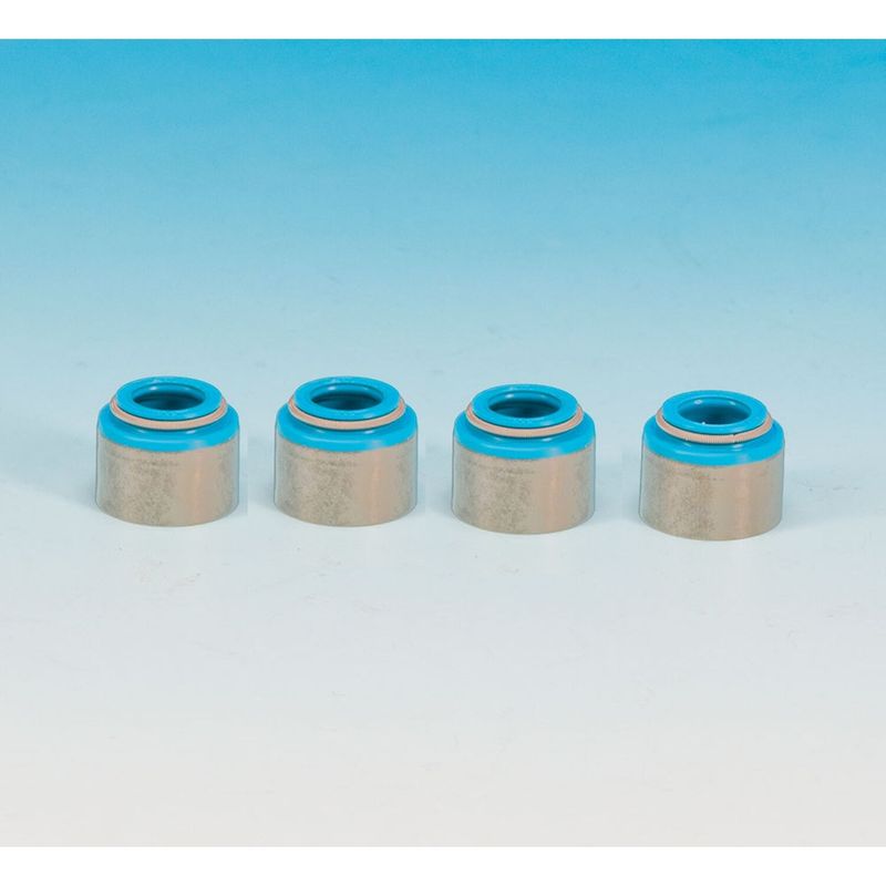 Tätningssats ventilstyrning James Gaskets 4 Viton Panhead 48-65 (4-pack)