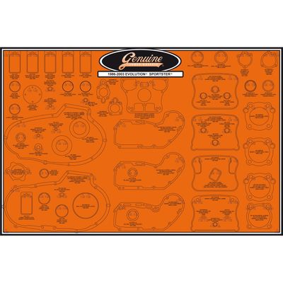 Packning tätning James Gaskets 99000-EVXL Evo XL Sportster 86-03