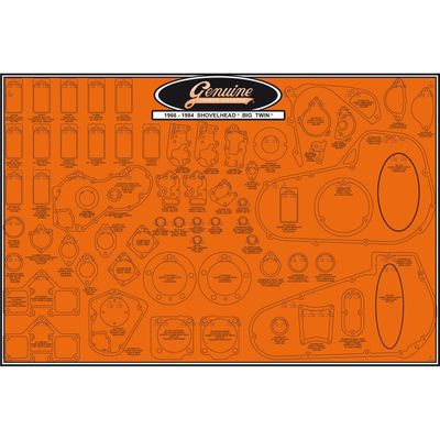 Packning tätning James Gaskets 99000-SHVL Shovelhead 65-84