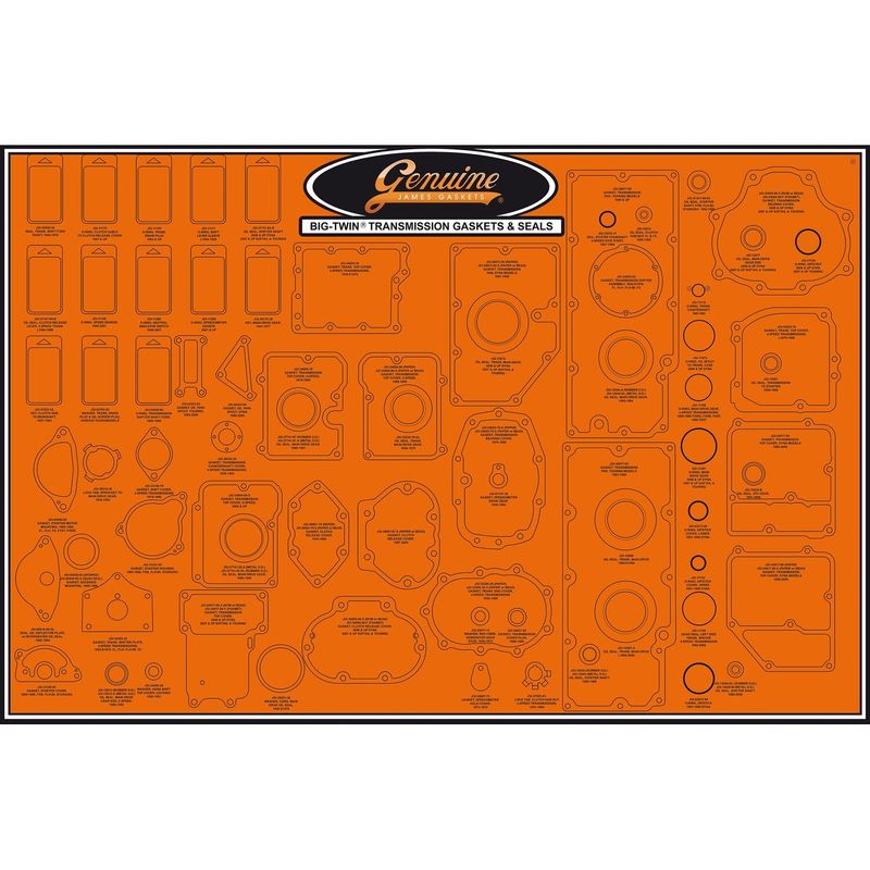 Packning tätning James Gaskets 99000-TRAN transmissions 36-17
