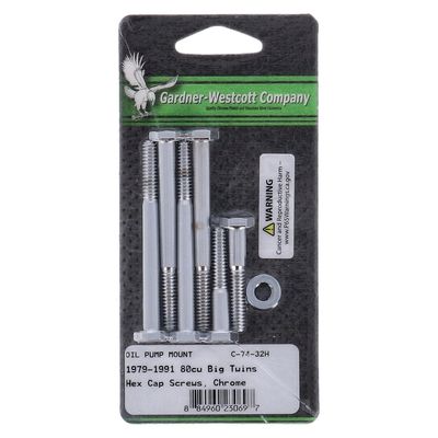 Monteringssats oljepump Gardner-Westcott krom Big Twin 79-91