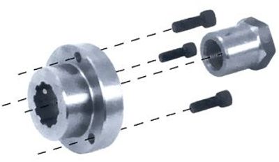Insats främre beltdrev +1-1/4 (52-0028)