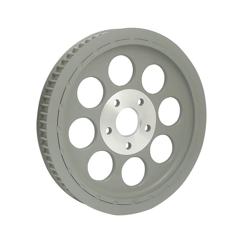 Remskiva hjul MCS Reproduction 70t 1-1/2" Evo Big Twin, 1999 Twin Cam silver