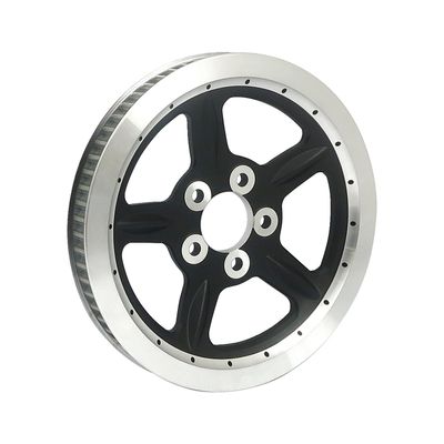 Remskiva hjul MCS Reproduction 68t 1-1/8" XL Sportster 04-06 svart