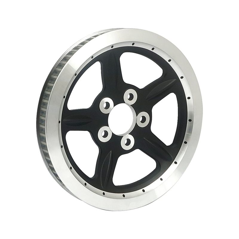 Remskiva hjul MCS Reproduction 68t 1-1/8" XL Sportster 04-06 svart