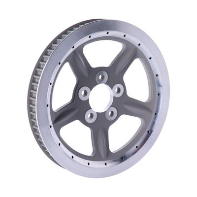 Remskiva hjul MCS Reproduction 68t 1-1/8" XL Sportster 04-06 silver