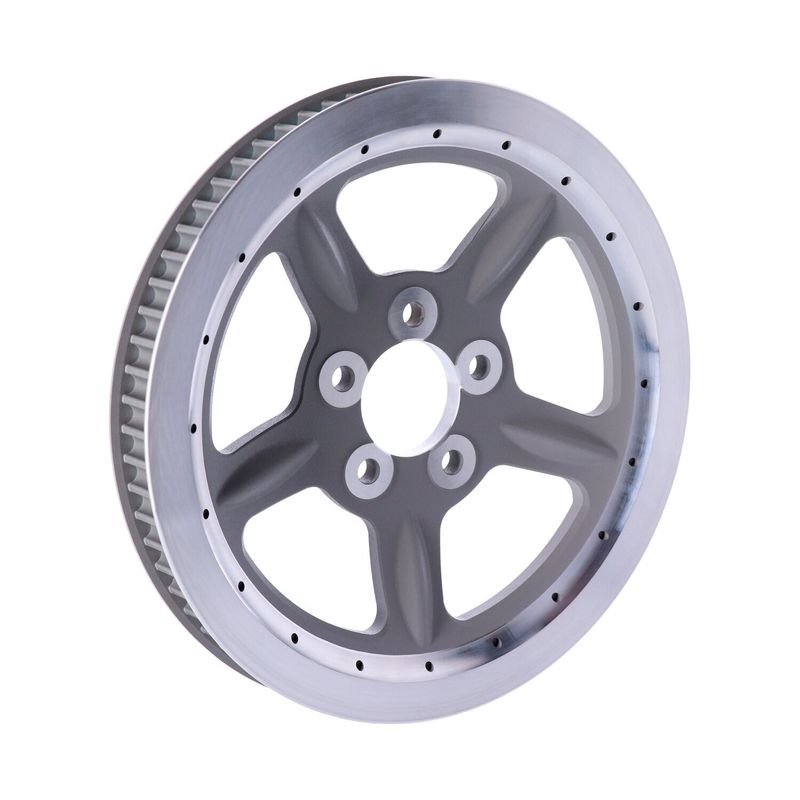 Remskiva hjul MCS Reproduction 68t 1-1/8" XL Sportster 04-06 silver