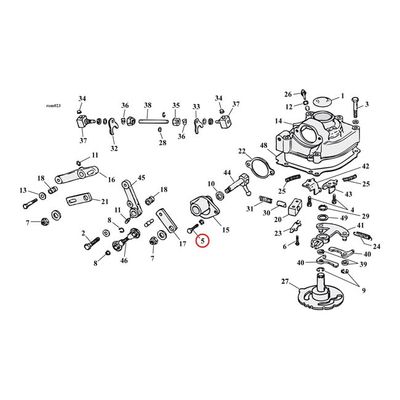 Sexkantskruv Gardner-Westcott inch-20 1/4 7/8 krom (5-pack)