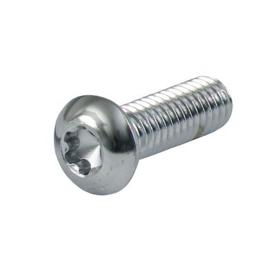 Torxskruv kullrig skalle Gardner-Westcott 10/24 x 1/2" krom (5-pack)
