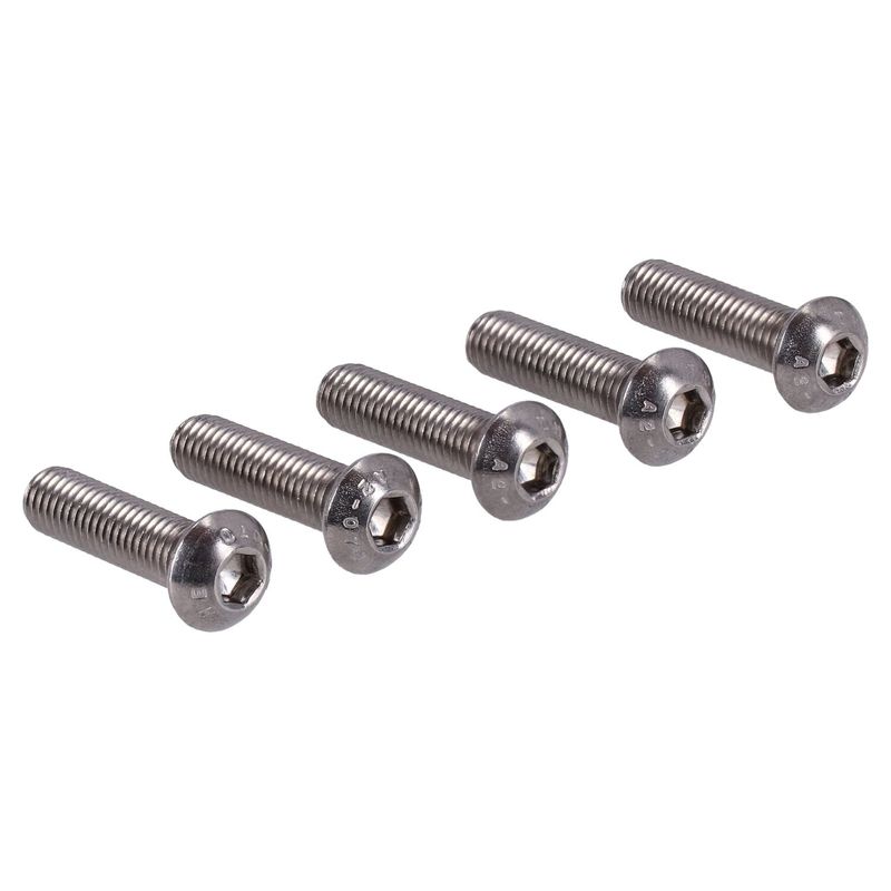 Insexskruv M8x30 mm, kullrig skalle, rostfri