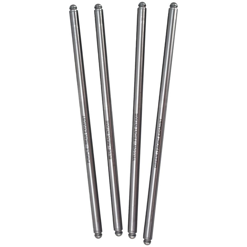 Stötstänger fasta S&S kromoly Twin Cam standardlängd Twin Cam 99-17