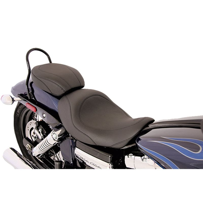 Solosadel Mustang Tripper Forward bred svart Dyna 06-17