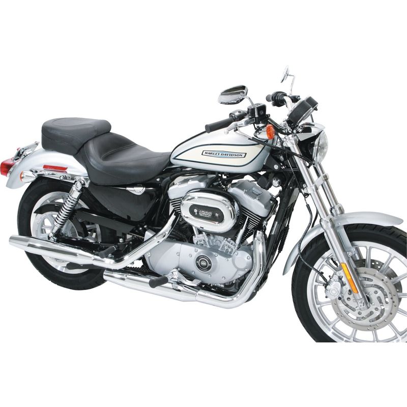 Passagerarsadel Mustang Touring bred XL Sportster 04-21