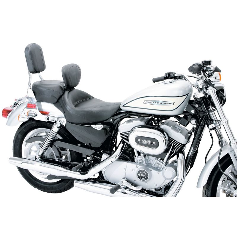 Passagerarsadel Mustang Touring bred XL Sportster 04-22