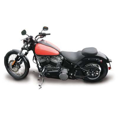 Passagerarsadel Mustang Tripper bred Softail FXS Blackline 11-13