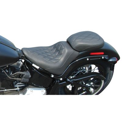 Solosadel Mustang Tripper bred diamond Softail FXS Blackline 11-13 svart