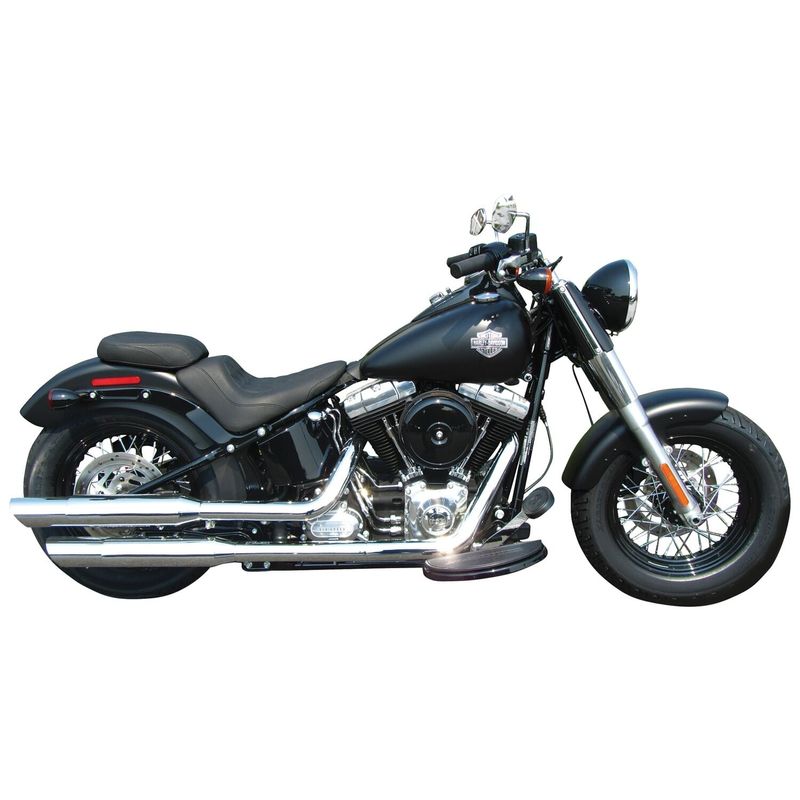 Solosadel Mustang Tripper bred diamond Softail FXS Blackline 11-13 svart