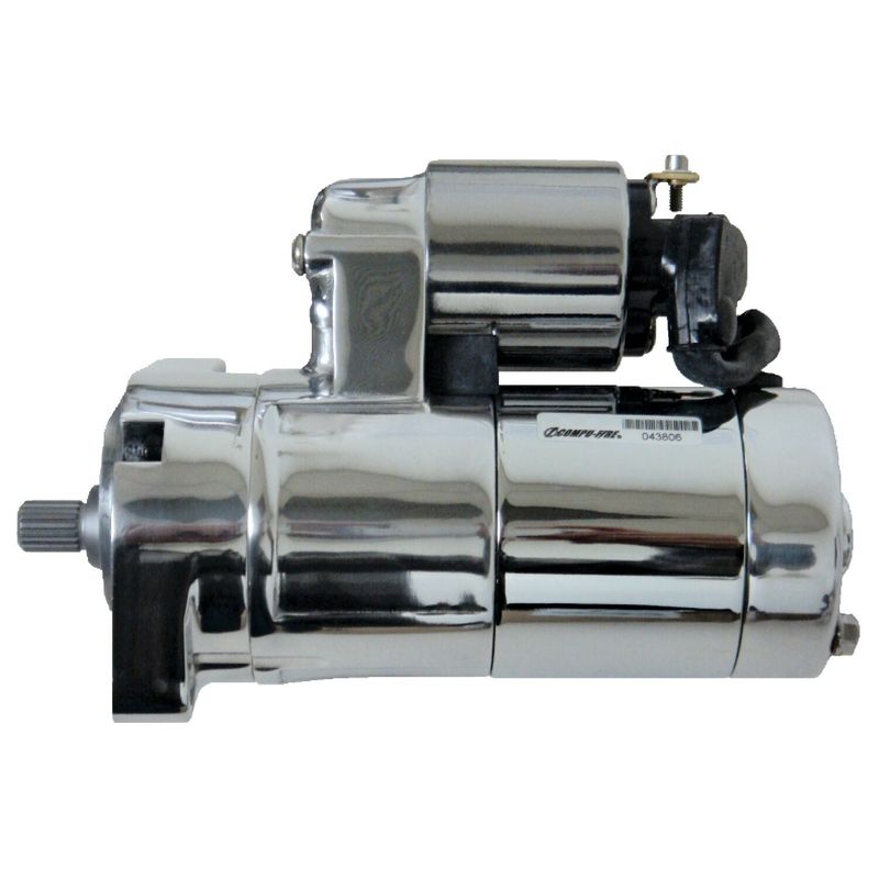 Startmotor Compu-Fire GEN3 2.0 krom svart Big Twin 94-06