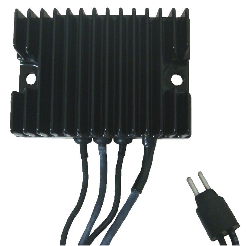 Likriktare spänningsregulator Compu-Fire svart XL Sportster 91-03