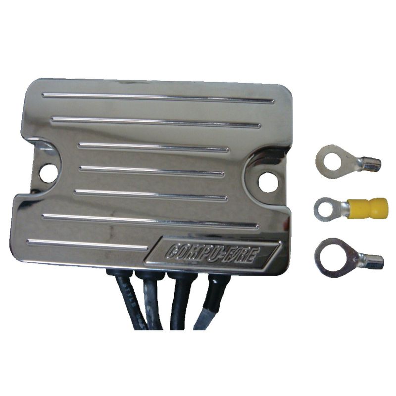 Spänningsregulator Compu-Fire krom billet Evo Big Twin 89-99