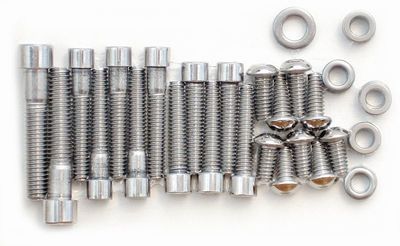 Skruvsats, insex, aluminium transkåpa FL/Road King T/C 99-upp, r/fr