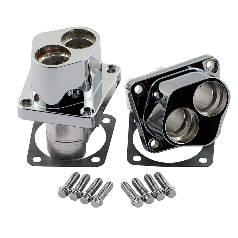 Lyftarhussats S&S billet fram/bak krom Evo Big Twin 84-99