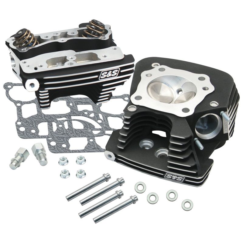 Topplock S&S SuperStock svart Twin Cam 06-17