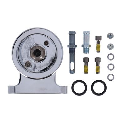 Monteringssats oljefilter S&S Twin Cam billet krom Dyna 99-05