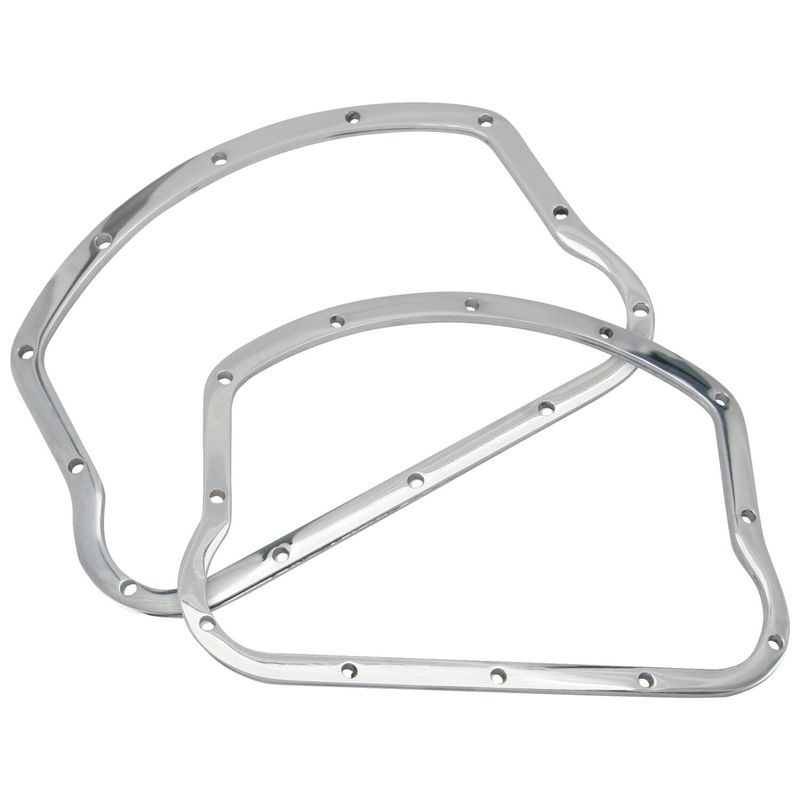 Ventilkåpor S&S D-ring krom Panhead 48-65