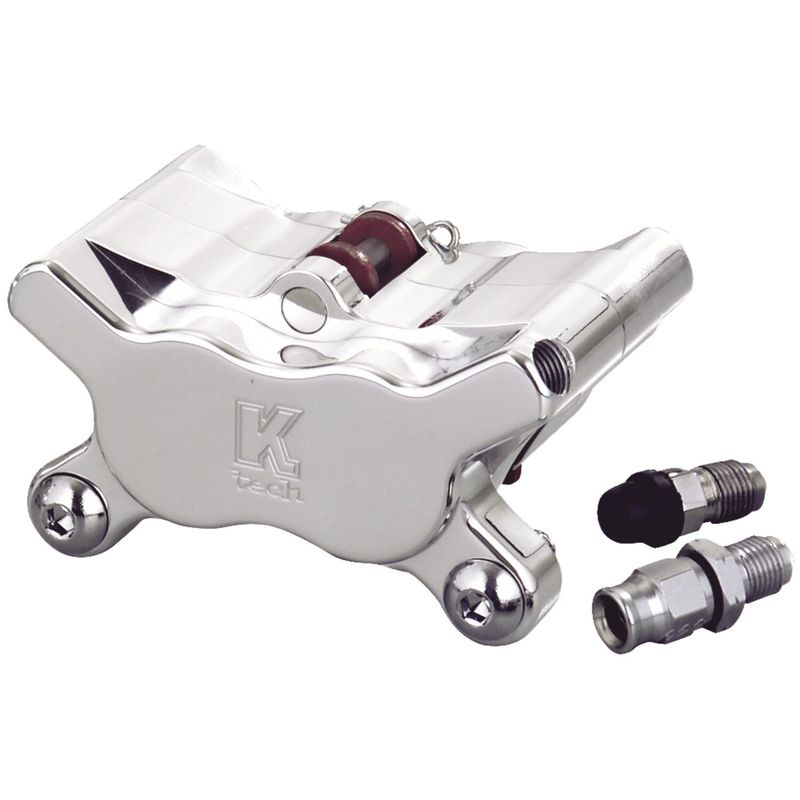 Bromsok kolv Kustom Tech K-Tech 4 polerad