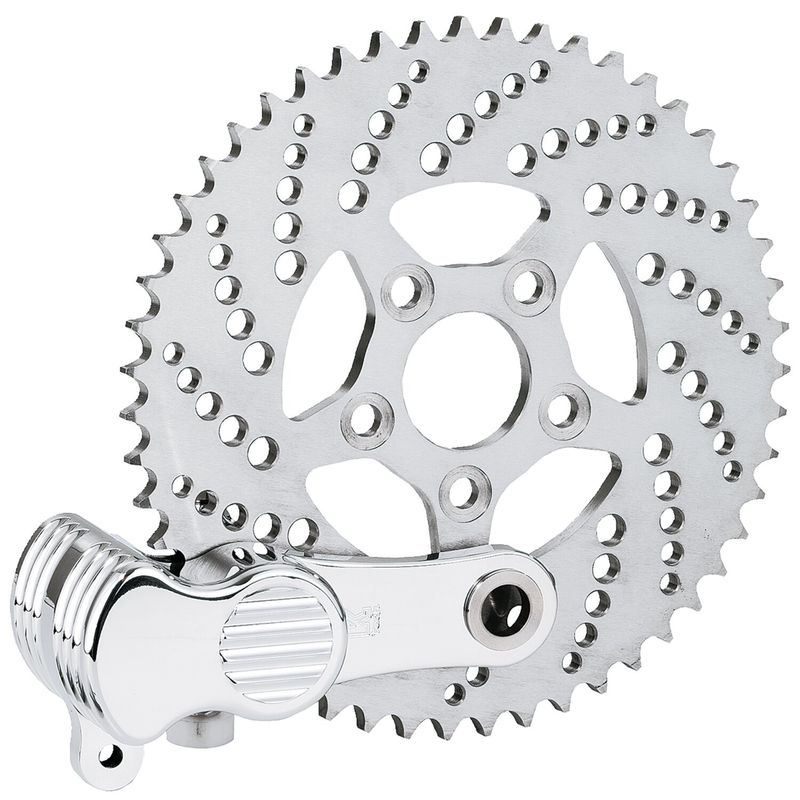 Bromssats drev Kustom Tech K-Tech polerad universal