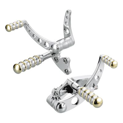 Framflyttade reglage Kustom Tech K-Tech FXST 86-99 polerad mässing