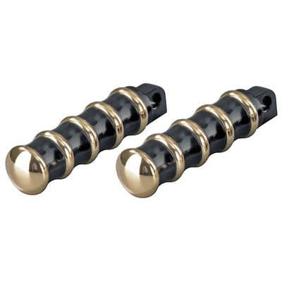 Fotpinnar Kustom Tech K-Tech svart/mässing