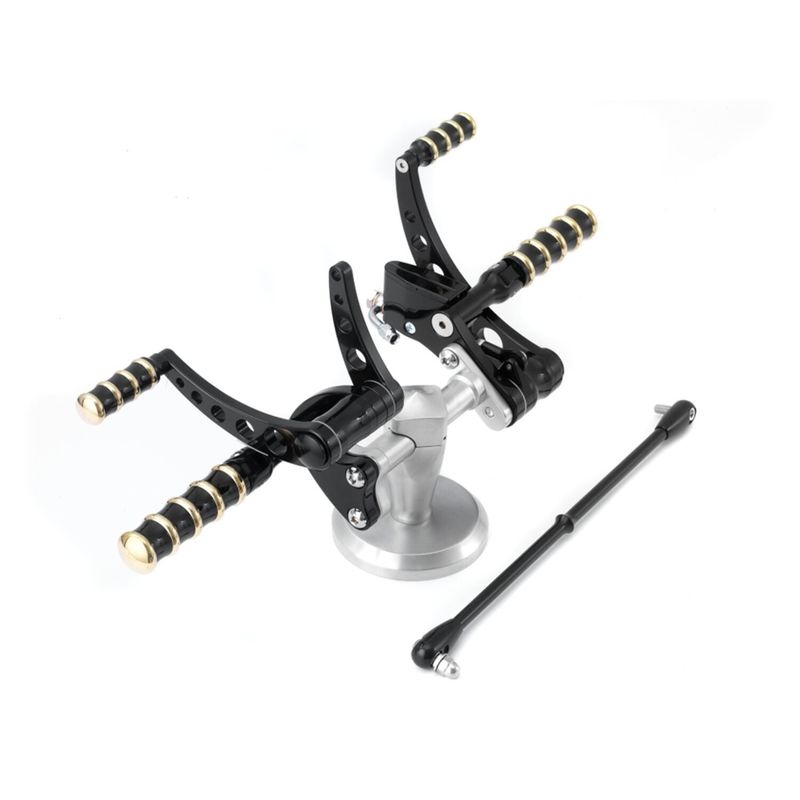 Framflyttade reglage Kustom Tech K-Tech FXST 86-99 svart/mässing