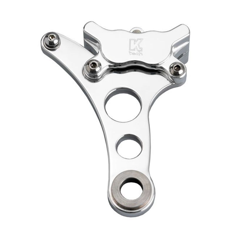 Bromssystem fram Kustom Tech 4-kolvs höger 3/4" axel polerat