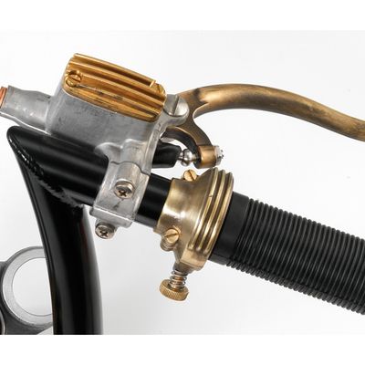 Gashandtagshus Kustom Tech K-Tech 1" / 25.4mm handlebars obehandlad mässing