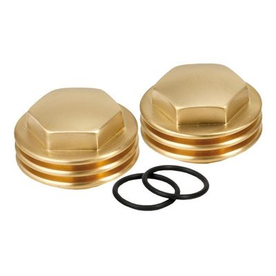 Muttrar Kustom Tech K-Tech Finned satin Knucklehead 36-47 (2-pack) mässing