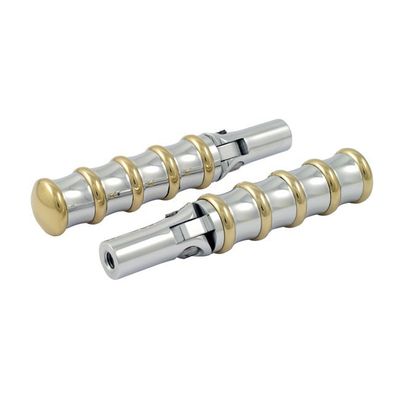 Fotpinnar Kustom Tech K-Tech universal polerad mässing