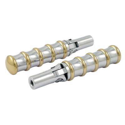Fotpinnar Kustom Tech K-Tech universal polerad mässing