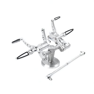 Framflyttade reglage Kustom Tech K-Tech FXST 86-99 polerad