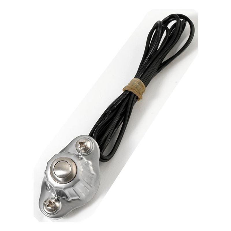Styrströmbrytare Kustom Tech enkel satin krom
