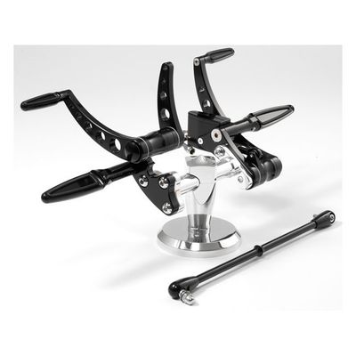 Framflyttade reglage Kustom Tech K-Tech FXST 86-99 svart