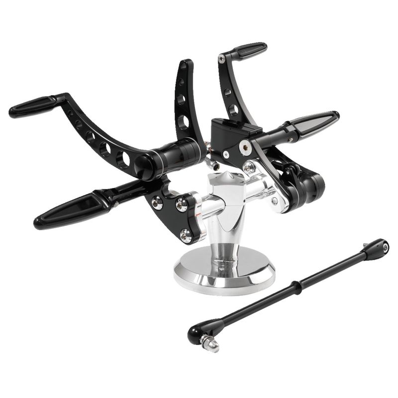 Framflyttade reglage Kustom Tech K-Tech FXST 86-99 svart