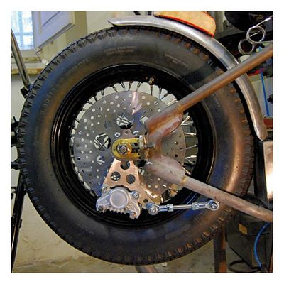 Fäste bromsok bak Kustom Tech K-Tech Freni obehandlad 03-321