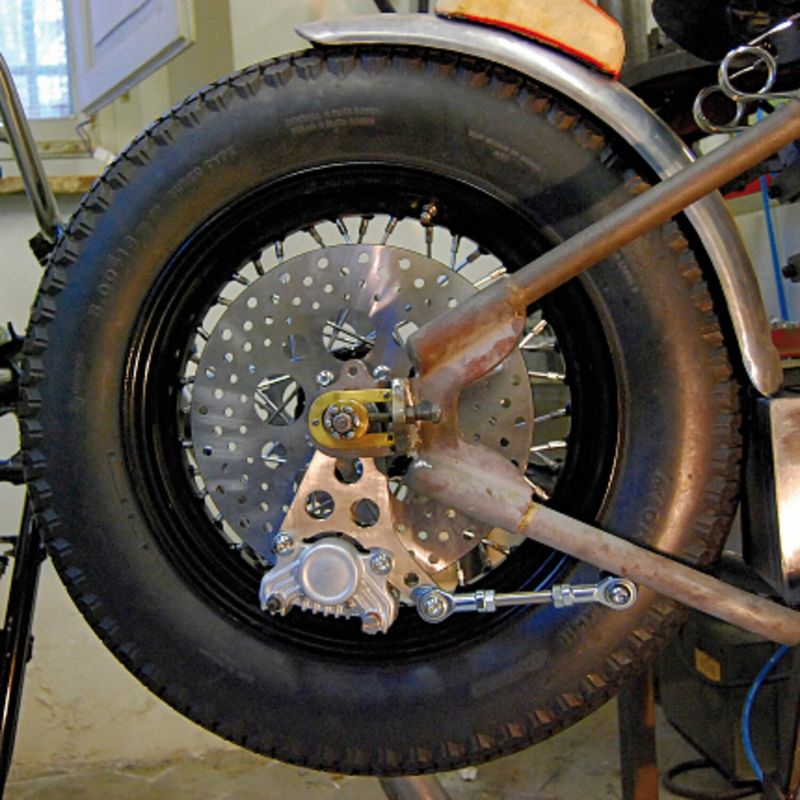 Fäste bromsok bak Kustom Tech K-Tech Freni obehandlad 03-321