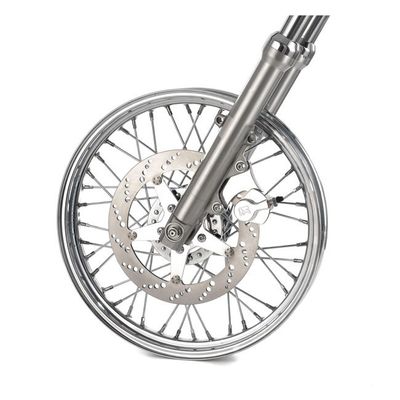 Fäste Kustom Tech K-Tech 2 vänster Evo Big Twin models with 39mm & polerad