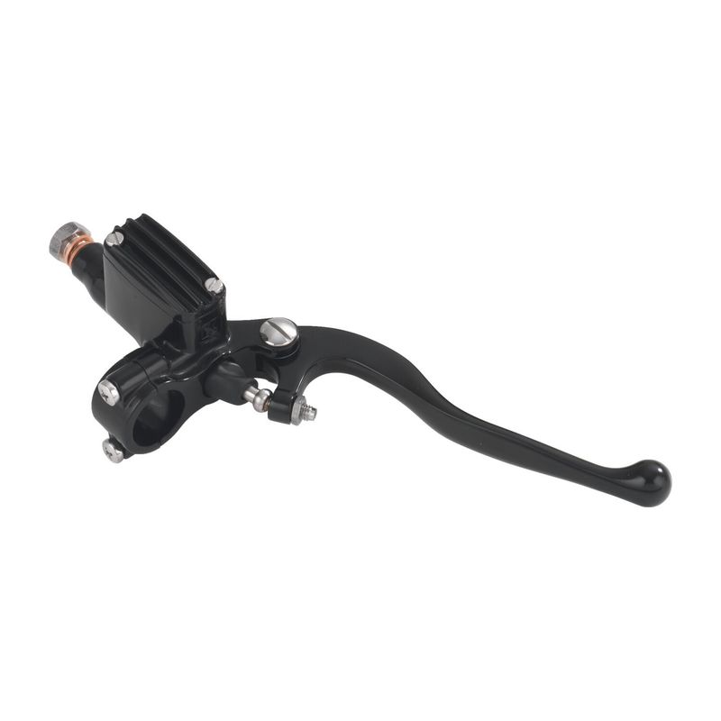 Huvudcylinder styre Kustom Tech Brake 12mm 1" svart anodiserad