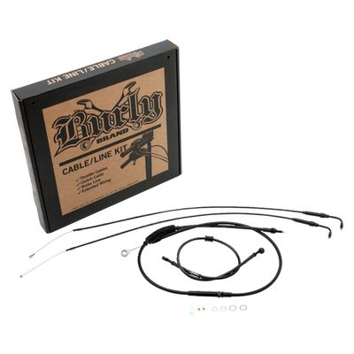 Vajer- och slangsats Burly Clip-On Clubman kort XL Sportster with single disc B30-1098