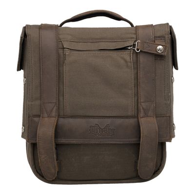 Sidoväska Burly Voyager Dark Oak canvas