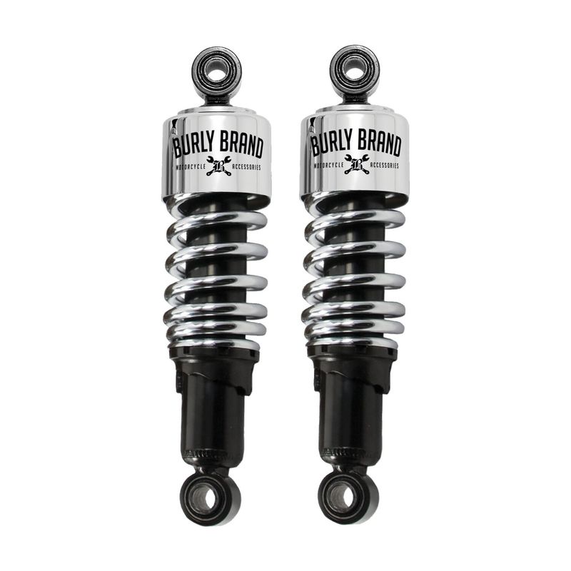 Stötdämpare Burly 10.5 krom XL Sportster 88-03